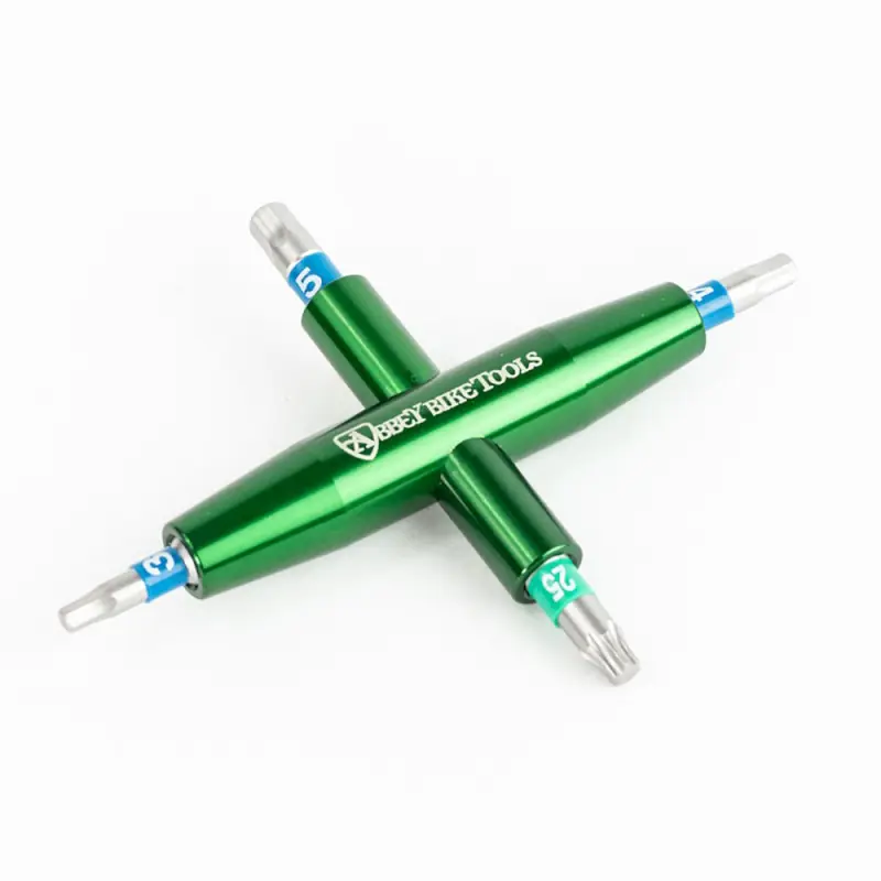 Abbey Bike Tools 4-Way Multitool - 10-teiliger Bit-Satz Beliebt