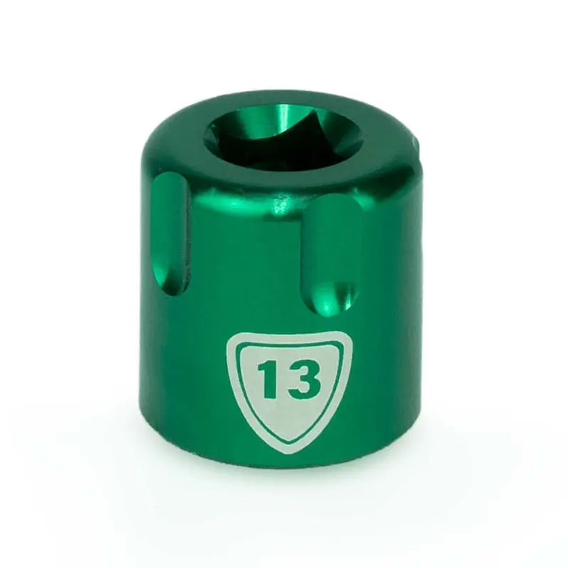 Bestseller Abbey Bike Tools 13 mm Chamferless Socket - Werkzeug für Fox-Federgabeln mit Entlüftungsfunktion