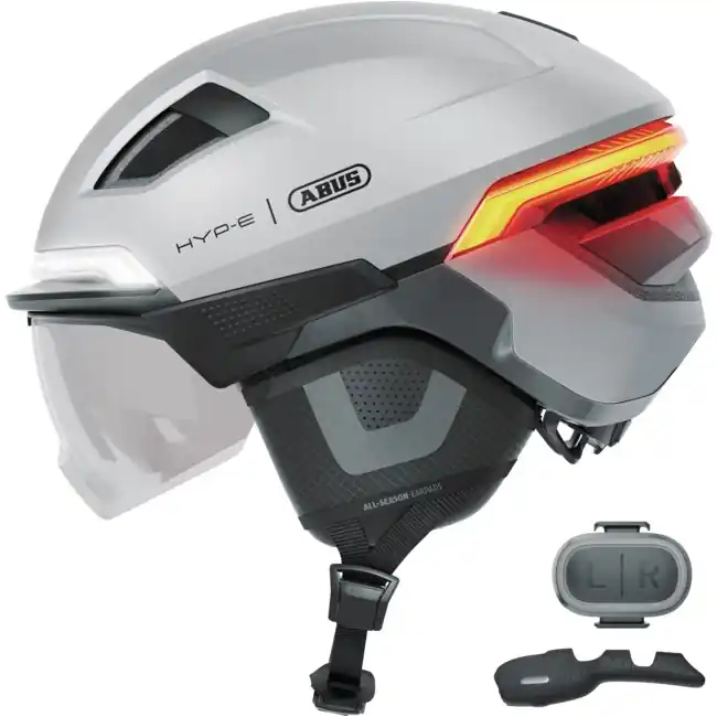 ABUS HYP-E BL.ACE Helm - gleam silver Billig