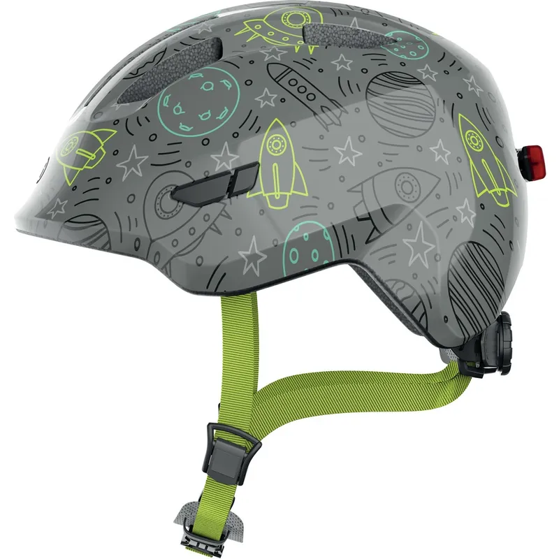 Preis Gesenkt ABUS Smiley 3.0 LED Kinderhelm - grey space