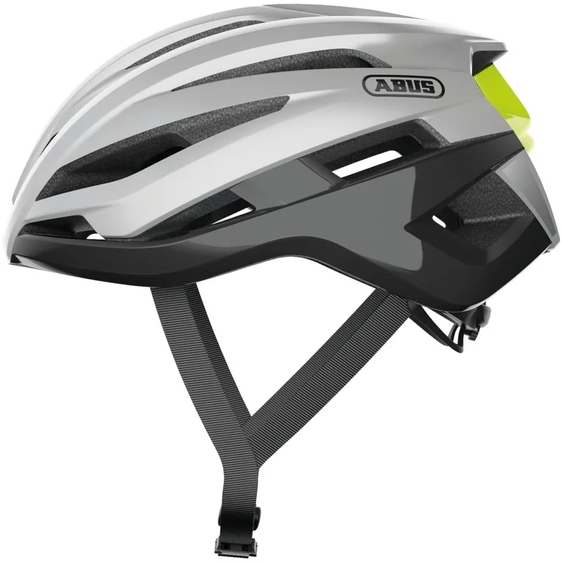 Schnäppchen ABUS StormChaser Helm - gleam silver