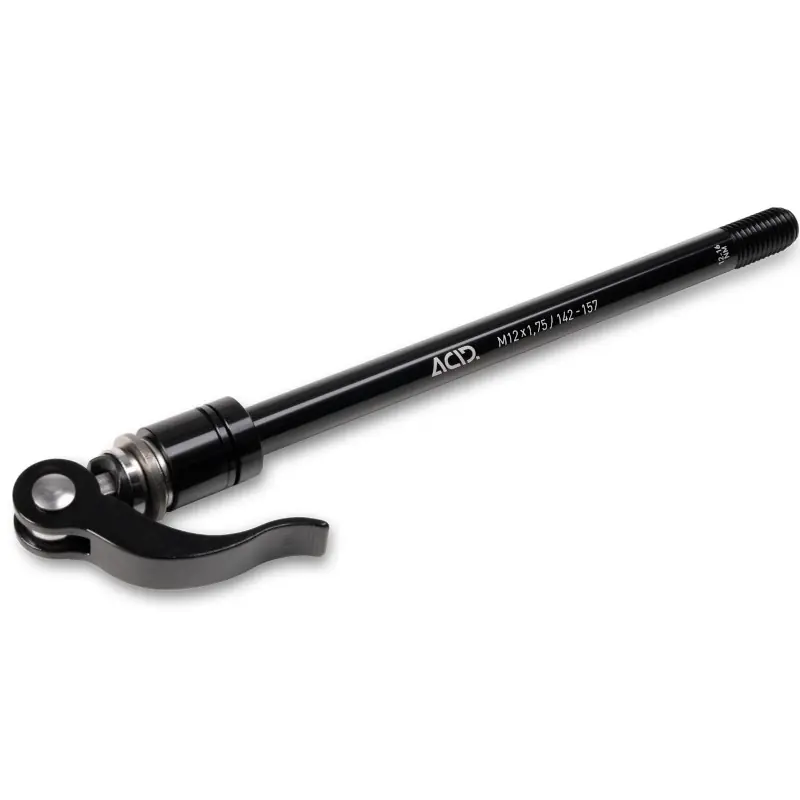 ACID Steckachse für Fahrradanhänger M12x1.75 - 142-157 mm - schwarz Versand Am Gleichen Tag
