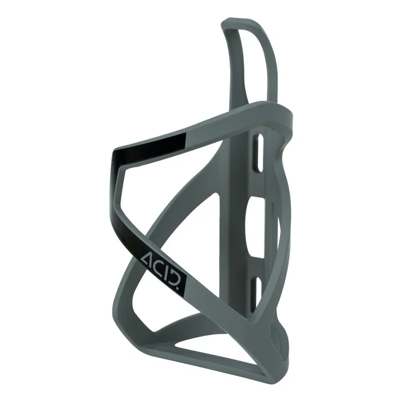 Kracherpreis ACID Flaschenhalter HPP Left-Hand Sidecage - matt grey´n´glossy black