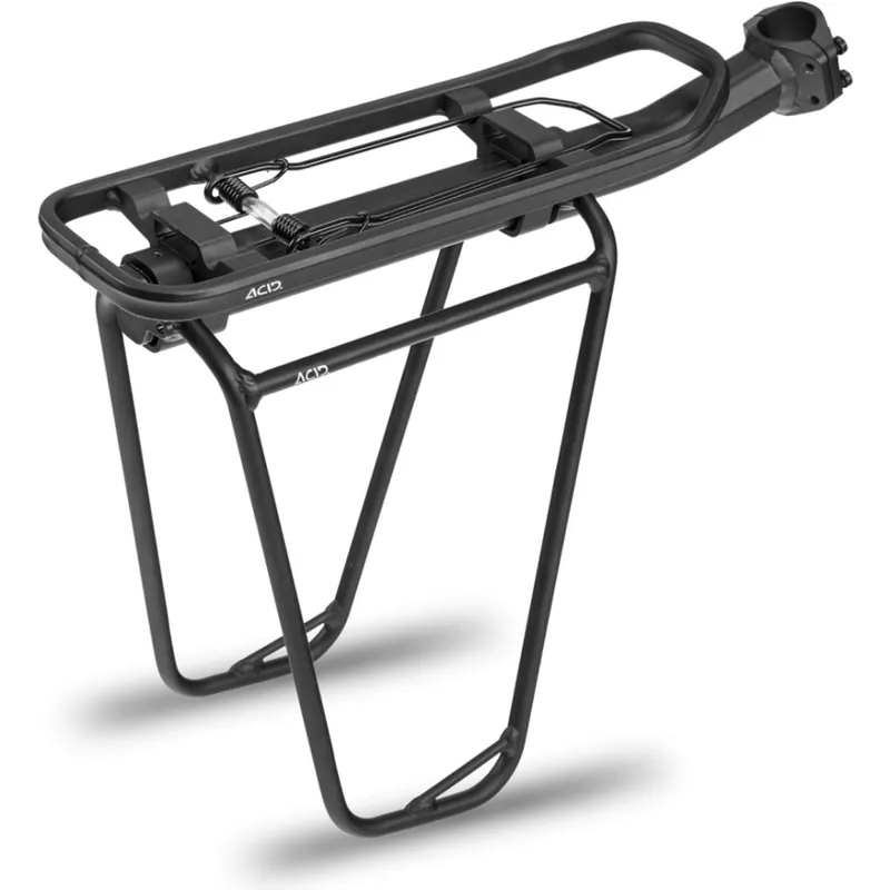 ACID Sattelstützengepäckträger BEAM Federklappe + Side Rail RILink - schwarz Schnäppchen