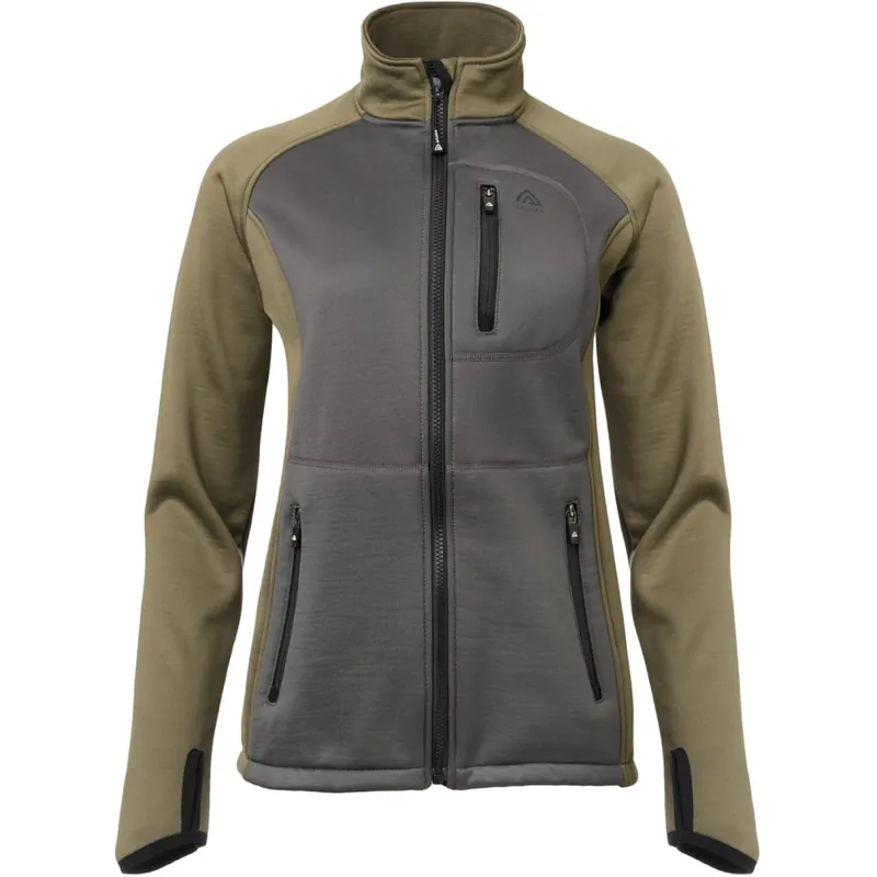 Aclima WoolShell Jacke Damen - gray pinstripe / tarmac Highlight