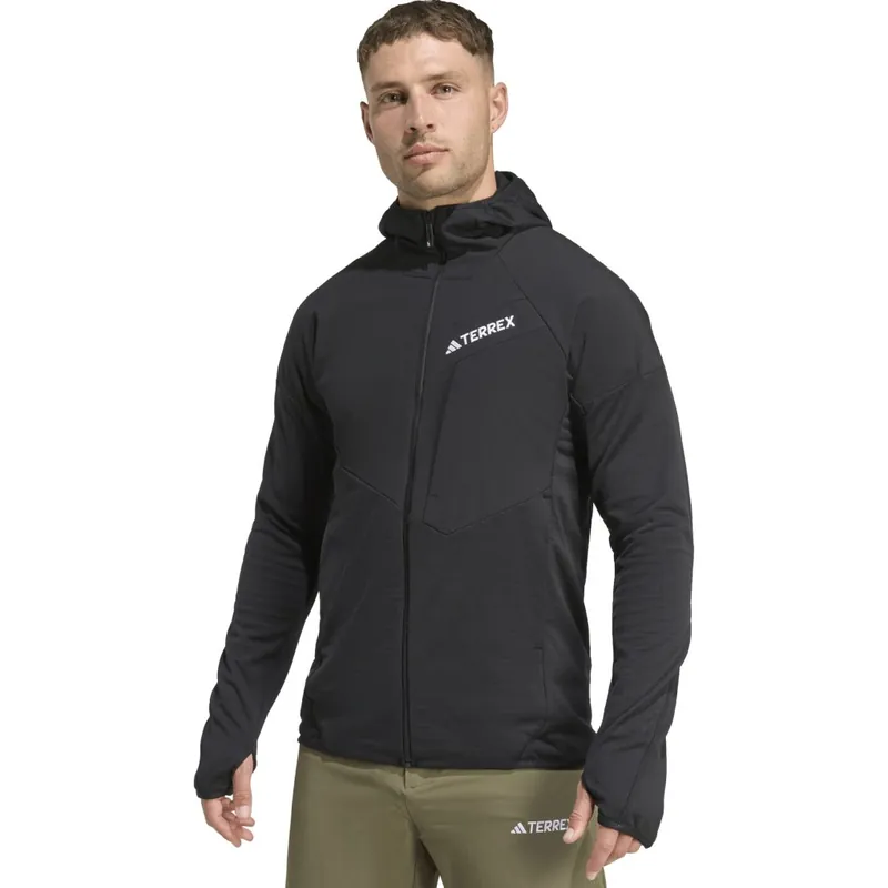 adidas TERREX Techrock CLIMAWARM+ Wind Fleecejacke Herren - black JM0108 Kracherpreis