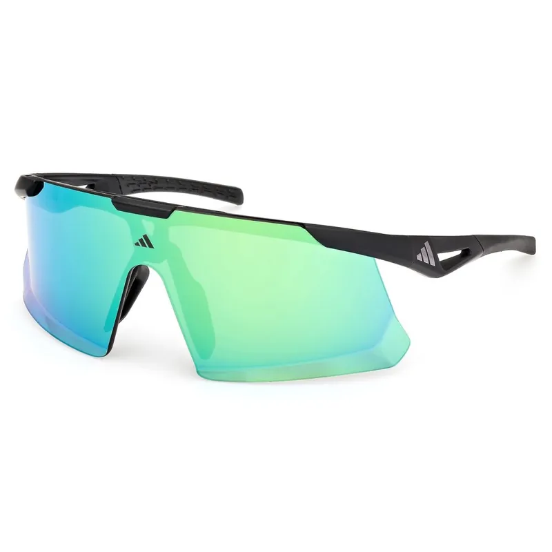 adidas Dunamis EVO-S SP0107 Brille - Matte Black / Green Mirror Super-Preis