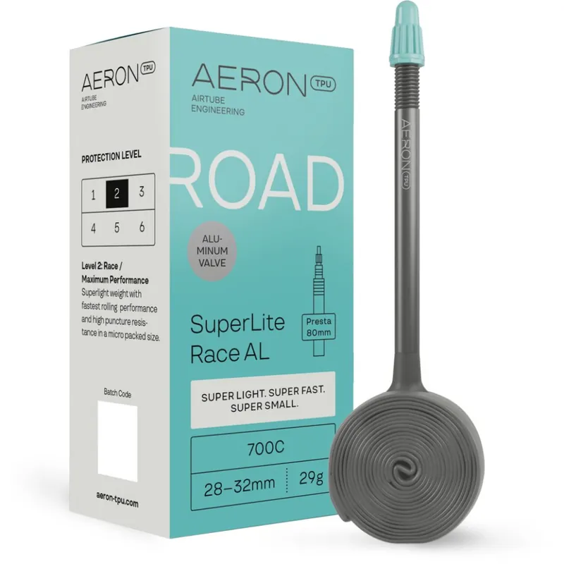 Preiswert Aeron SuperLite Race AL Road Schlauch - 28" 28-32mm - SV - 80mm