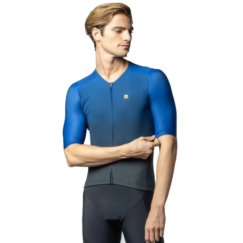Neuheit Alé R-EV1 Velocity 2.0 Kurzarm-Trikot Herren - cobalt blue