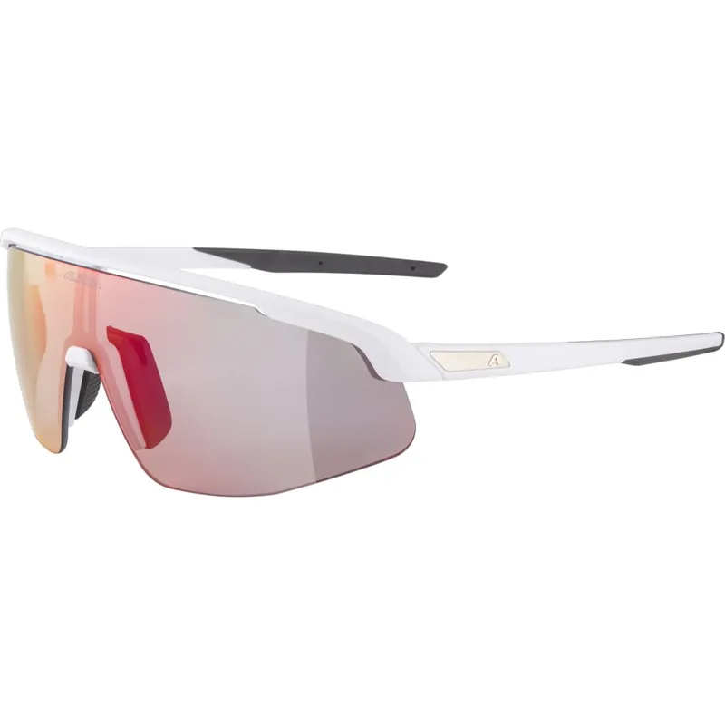 Alpina Turbo Pro QV Brille - white matt/rainbow mirror Top-Seller