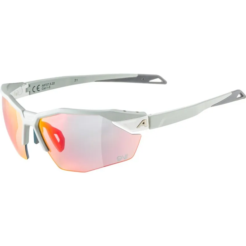 Knallerangebot Alpina Twist Six S HR QV Brille - smoke-grey matt / rainbow mirror