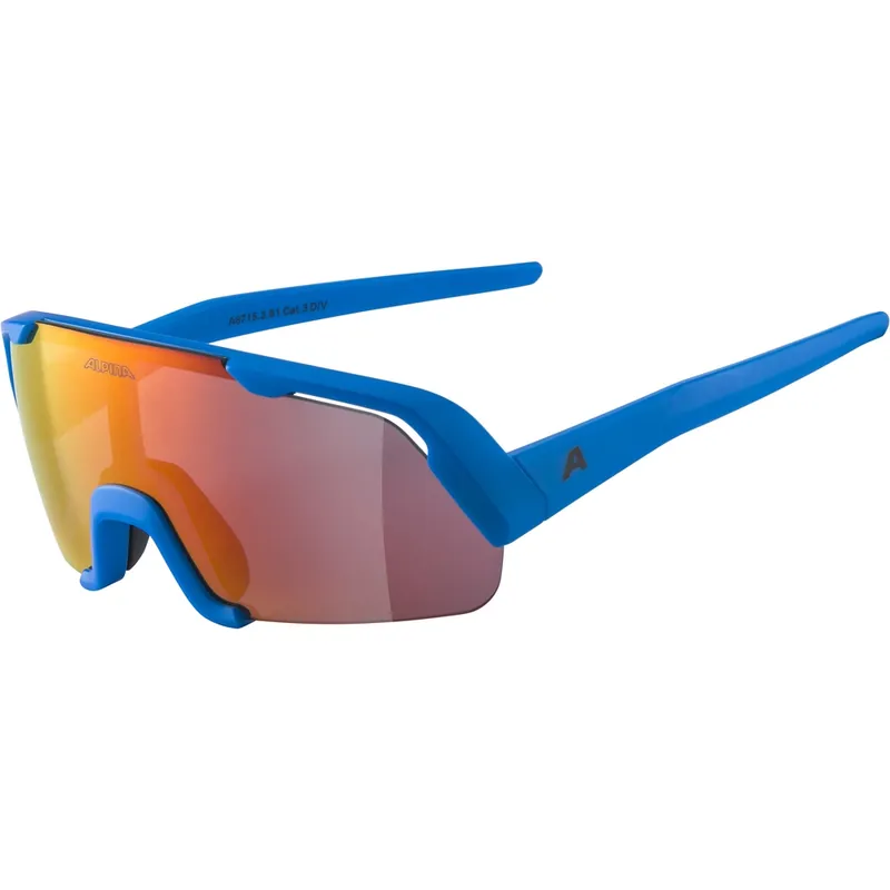 Alpina Rocket Brille Kinder - blue matt/mirror blue Angebot