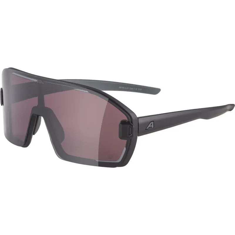 Nur Für Kurze Zeit Alpina Bonfire Mag Q Brille - black matt/Quattroflex pink + black