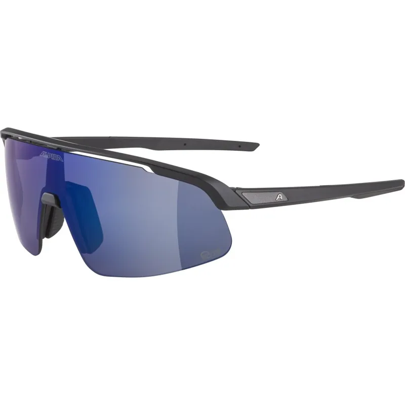 Bestpreis Alpina Turbo Pro S Q-Lite Brille - black matt/mirror blue