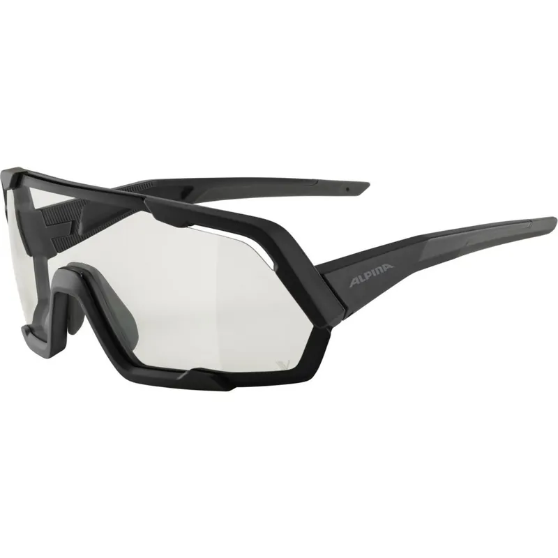 Begrenztes Angebot Alpina Rocket V Brille - black matt/Varioflex clear