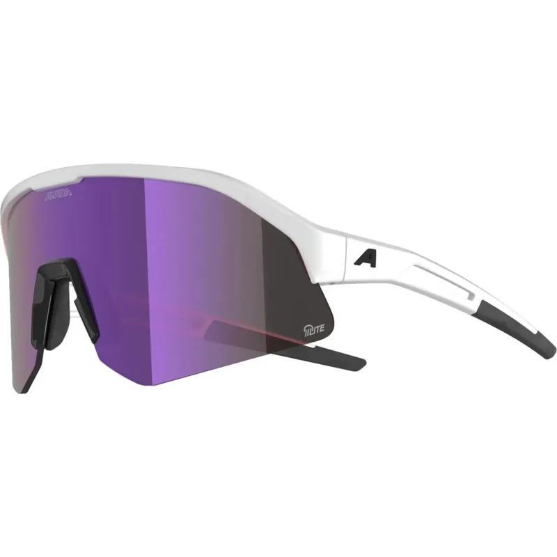 Sonderaktion Alpina Sonic HR M Q-Lite Brille - white gloss/pink mirror