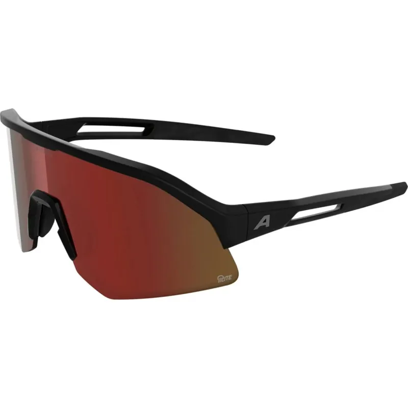 Preiswert Alpina Sonic HR M Q-Lite Brille - black matt/red mirror