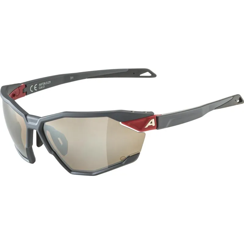 Alpina Twist Six Q Brille - midnight-grey matt/mirror silver Knallerangebot