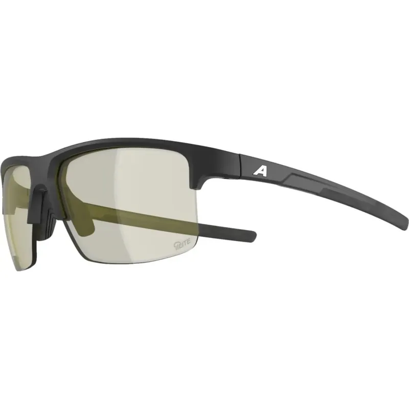 Neu Im Sortiment Alpina Eagle Q-Lite Brille - black matt/yellow
