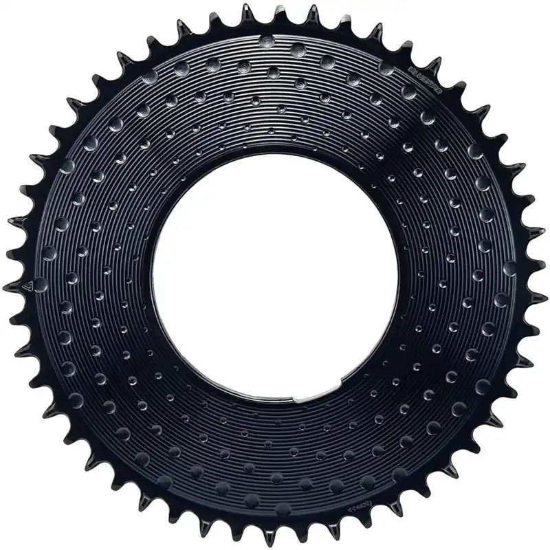 Echt Alugear AERO Kettenblatt - Road/Gravel Thread Mount 6.5mm 1x 11/12/13s rund - schwarz