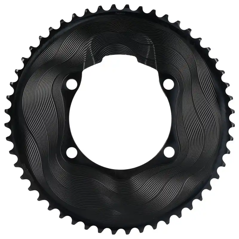 Online Kaufen Alugear AERO Kettenblatt - Road 4x BCD 110 (Shimano Asymmetric / außen) 2x 12s - rund schwarz
