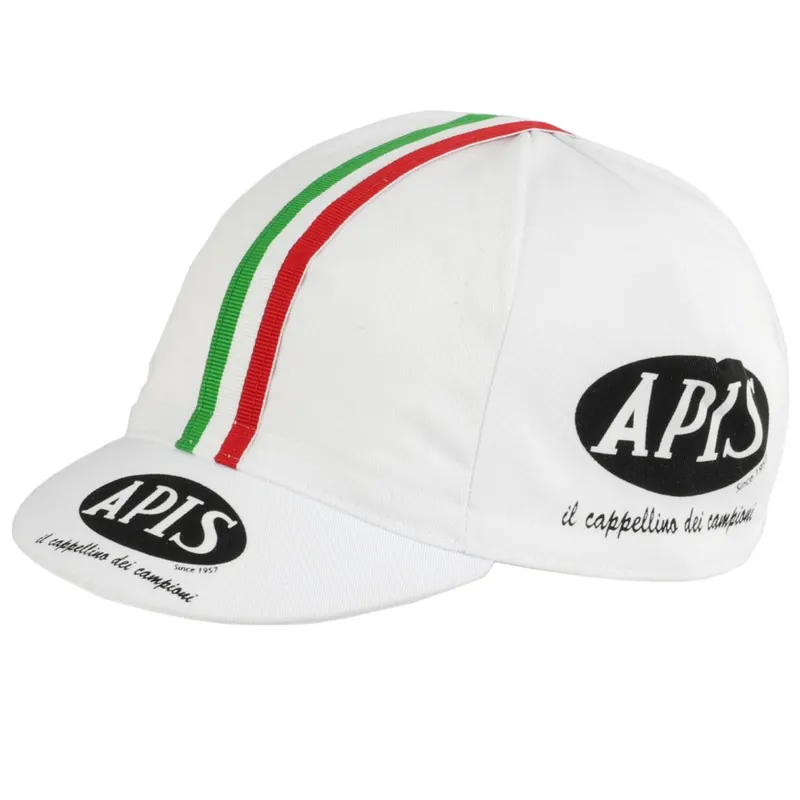 Highlight Apis Retro Style Profi Radmütze - APIS VINTAGE WHITE