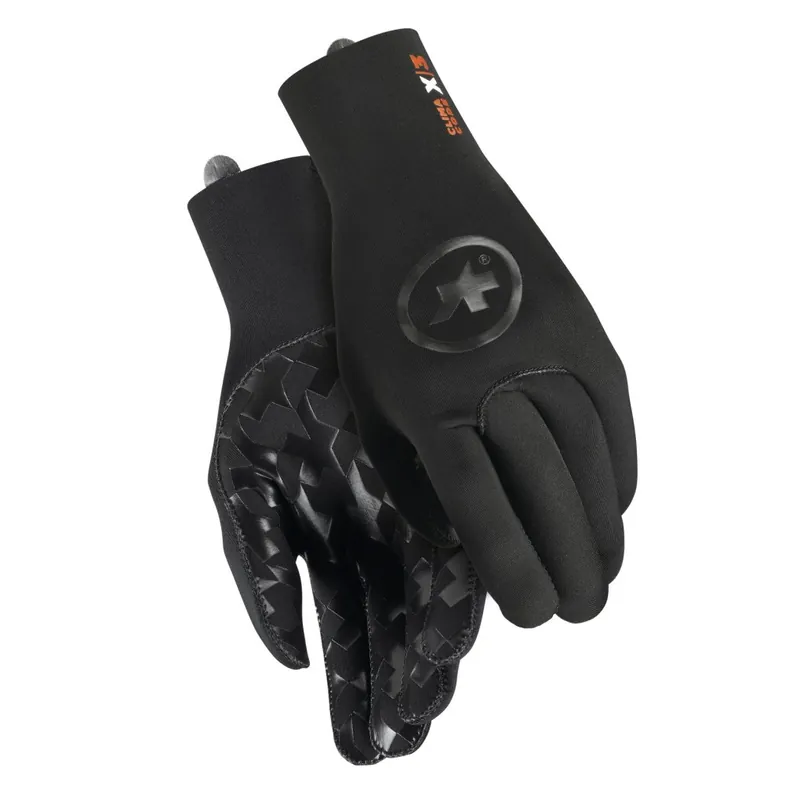 Beliebt Assos GT Rain Vollfinger-Radhandschuhe - black series