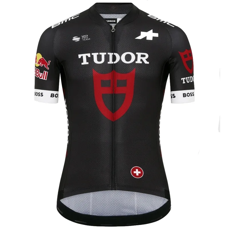Abverkauf Assos Tudor Pro Cycling Team Replica C2 EVO 2025 Kurzarmtrikot Herren - black series