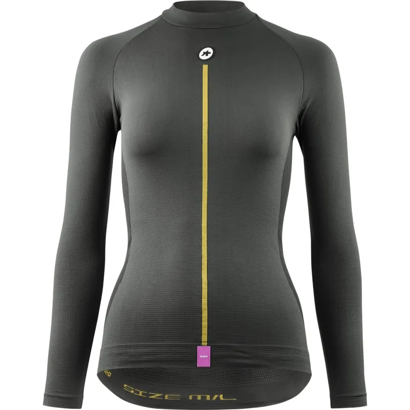 Beliebt Assos P1 Frühling Herbst Langarm Unterhemd Damen - anthracite grey
