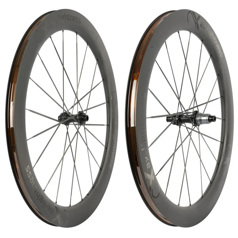 Knallerangebot ax-lightness Ultra 60CX Laufradsatz - 28" Carbon TLR Clincher Centerlock - 12x100mm 12x142mm - SRAM XDR