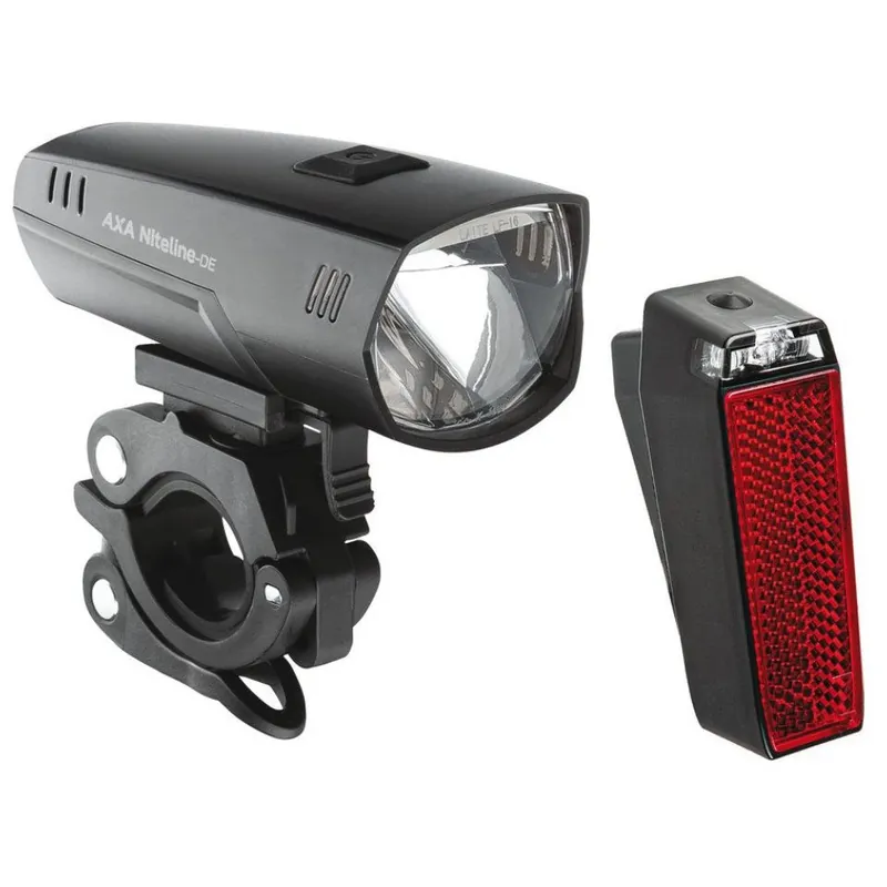 AXA Niteline 35 LUX LED Fahrradbeleuchtungsset Abverkauf
