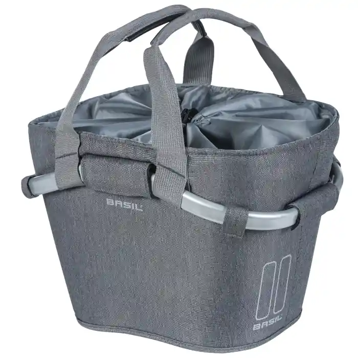 Basil 2Day Carry All Fahrradkorb - vorne - 15L - grau Must-Have