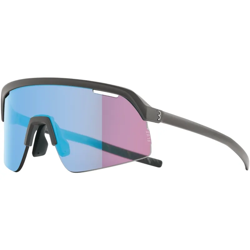 Billig BBB Cycling Valor BSG-81 Fahrrad-Brille - matt dark grey FLUX blue