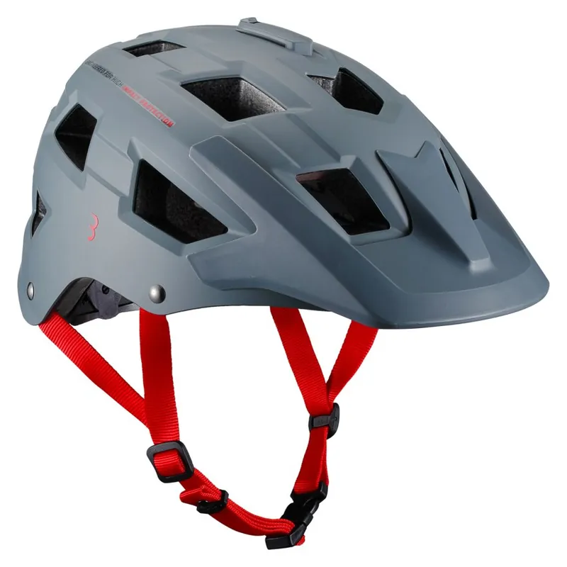 BBB Cycling Nanga BHE-54 MTB Helm - matt gray/red Super-Preis