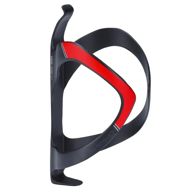 BBB Cycling FiberCage BBC-37 Flaschenhalter - mattcarbon/rot Neue Kollektion