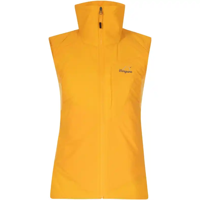Neue Kollektion Bergans Y MountainLine Light Insulated Air Weste Damen - mango yellow