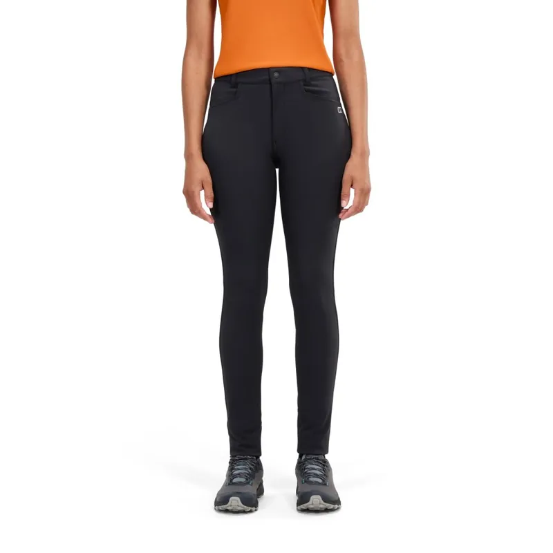 Berghaus Everyday Skinny Stretch Hose Damen - Schwarz/Schwarz Letzte Chance