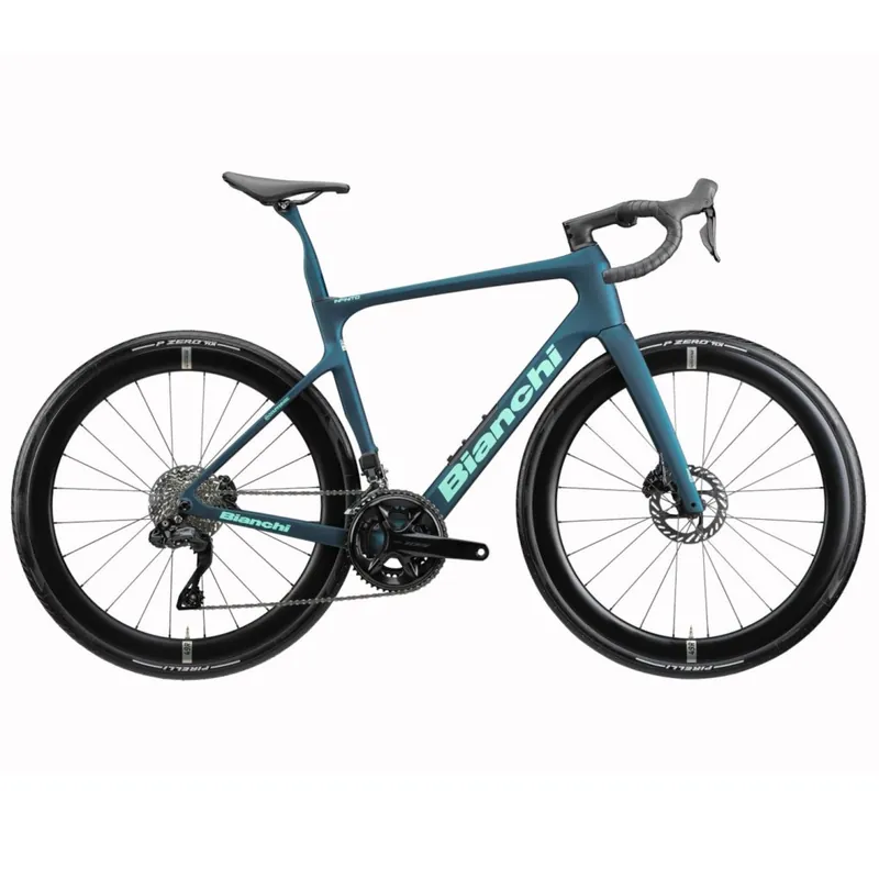 Meistverkauft Bianchi INFINITO PRO - 105 Di2 - Carbon Rennrad - 2027 - petrol green / CK16 full satin