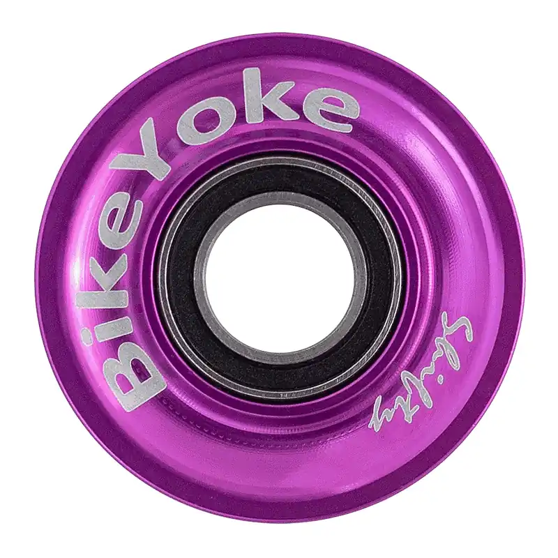 Letzte Chance BikeYoke SHIFTY V2 - Schaltzugführung / Umlenkrolle für SRAM 1x11 & 1x12 Schaltwerke - lila