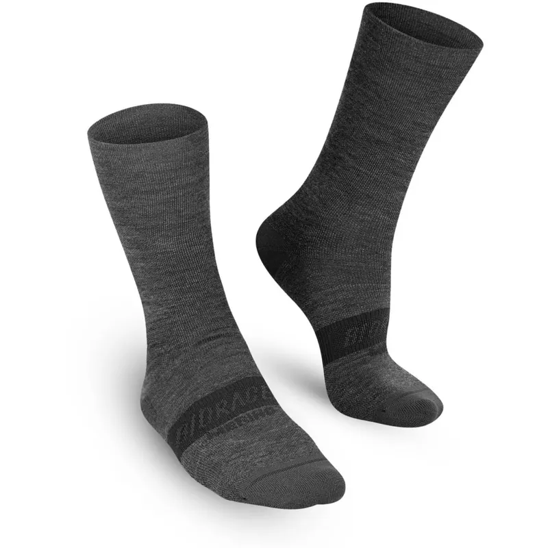 Meistverkauft Bioracer Thermal Merino Radsocken - grey