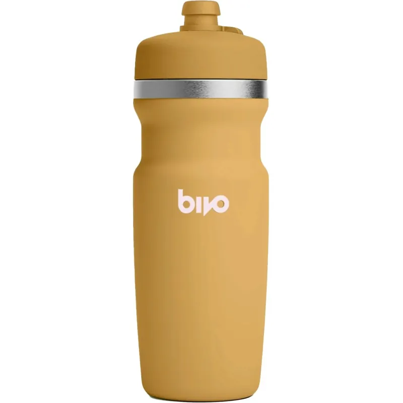 Bivo Trio Mini Trinkflasche mit Isolierung + Gravity Flow-Deckel - 500ml - amber Zertifiziert