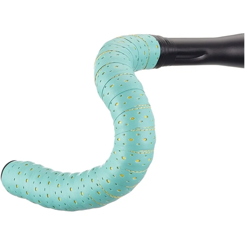 BLB Supreme Pro Faux Kunstleder Lenkerband - celeste/gelb Mega-Angebot