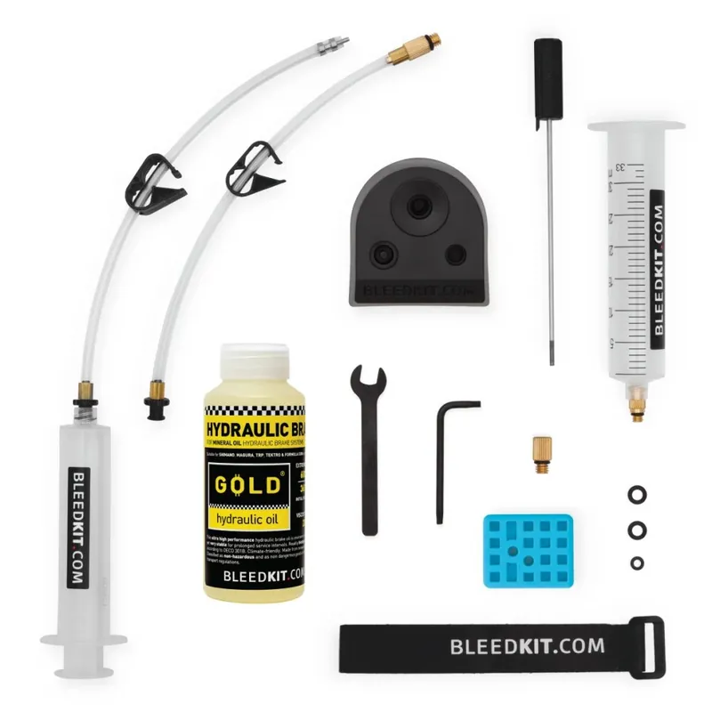 BLEEDKIT.COM Premium GOLD TRP Entlüftungskit - Mineralöl für TRP / Tektro / Shimano MTB Wochenendangebot