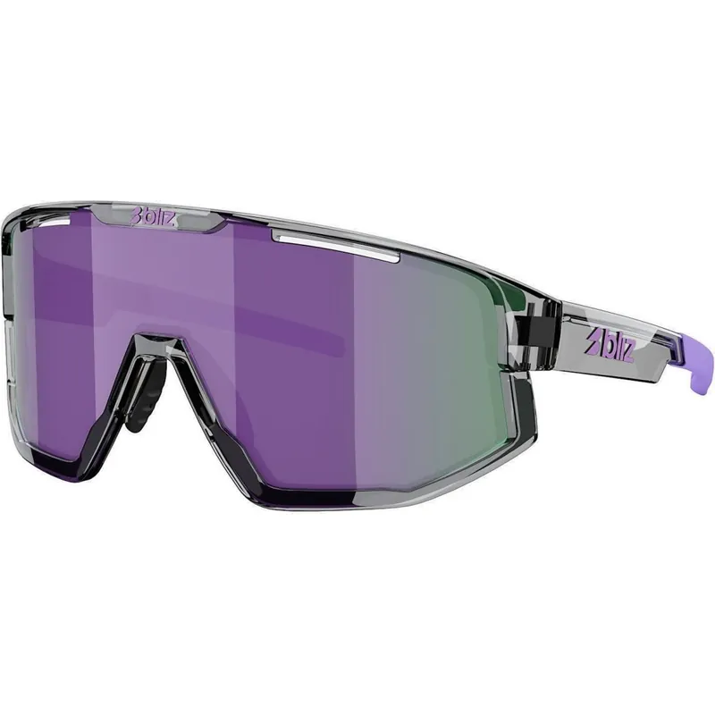 Ausverkauf Bliz Fusion Small Brille - Crystal Black - Purple