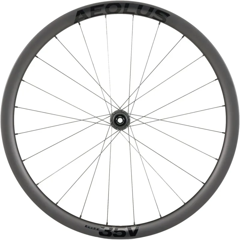 Bontrager Aeolus Elite 35V TLR Vorderrad - 28" Carbon Centerlock 12x100mm - schwarz Schnäppchen
