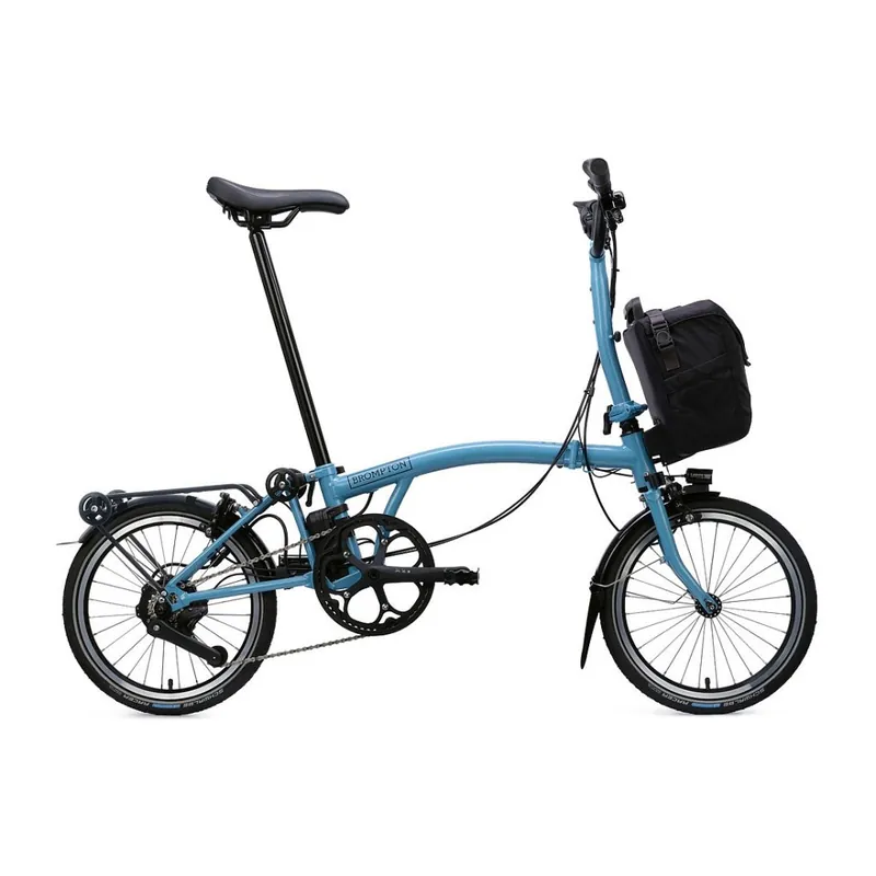 Günstig Brompton Electric C Line - 4-Speed - Mid Bar - Extended Seatpost - Rear Rack - 16" E-Faltrad - 2026 - cloud metalic