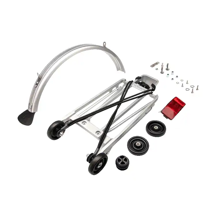Brompton Gepäckträger Set - silber Zertifiziert
