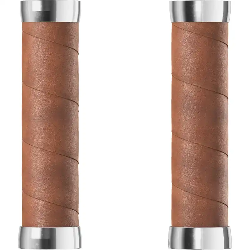 Preisknaller Brooks Slender Leder Lenkergriffe - 130/130 mm - dark tan