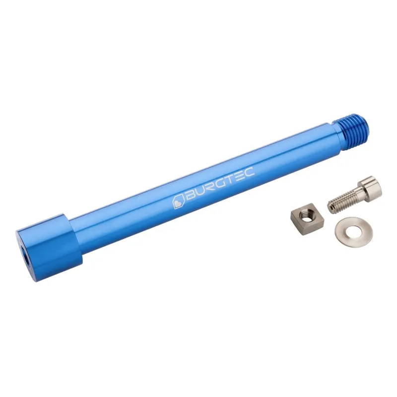 Burgtec Steckachse - vorn 15x110mm Boost 135mm für FOX (Kabolt X, 2021+) - deep blue Garantierte Lieferung
