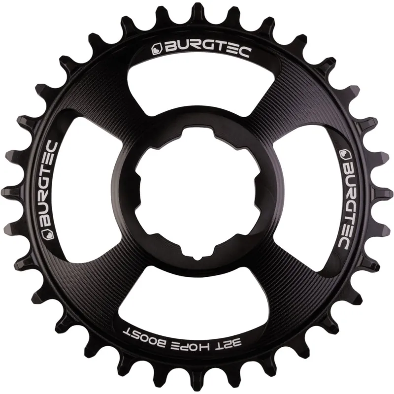 Burgtec Thick Thin Kettenblatt - Direct Mount (Hope Boost) rund - burgtec black Beliebt